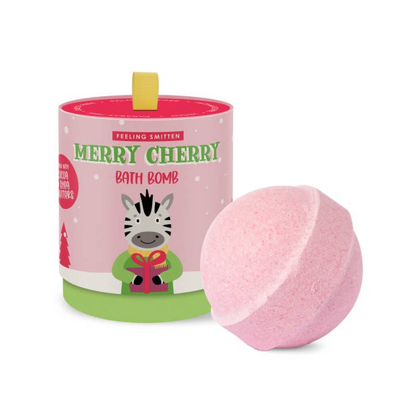 Merry Cherry Bath Bomb | Feeling Smitten