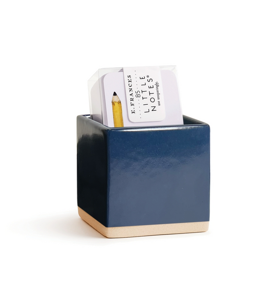 Little Notes Ceramic Holder - Navy