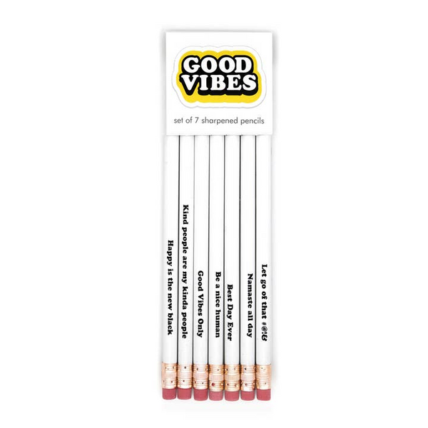 Good Vibes Pencil Set | Snifty