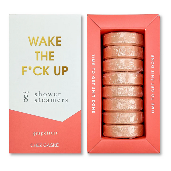 Wake the Fuck Up Shower Steamers | Chez Gagne