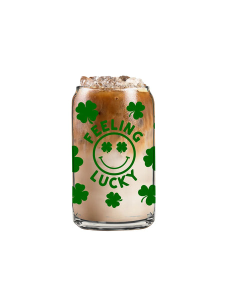 Feeling Lucky Glass Can