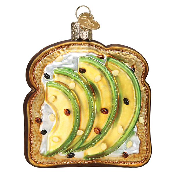 Avocado Toast Ornament 