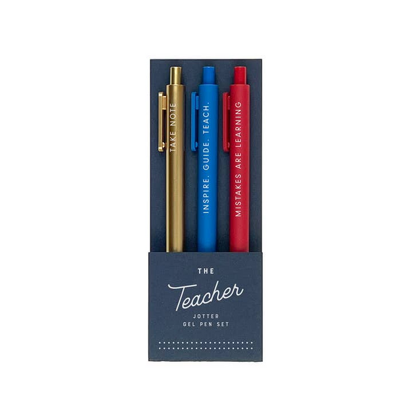 The Teacher Gel Pen Set | Ruff House