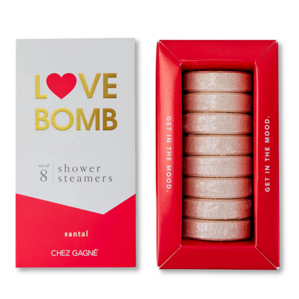 Love Bomb Shower Steamers | Chez Gagne