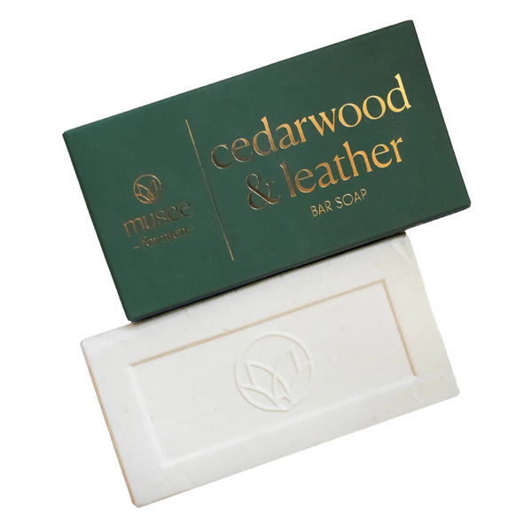 Cedarwood & Leather Bar Soap | Musee