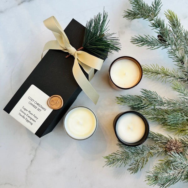 Cozy Christmas Candle Set