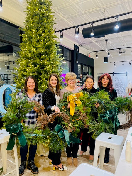 Noteology x Eclectic Florals Holiday Wreath Workshop