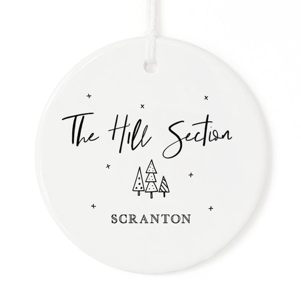 Scranton-The Electric City-Green Ridge-The Hill Section-Dunmore Christmas Ornaments