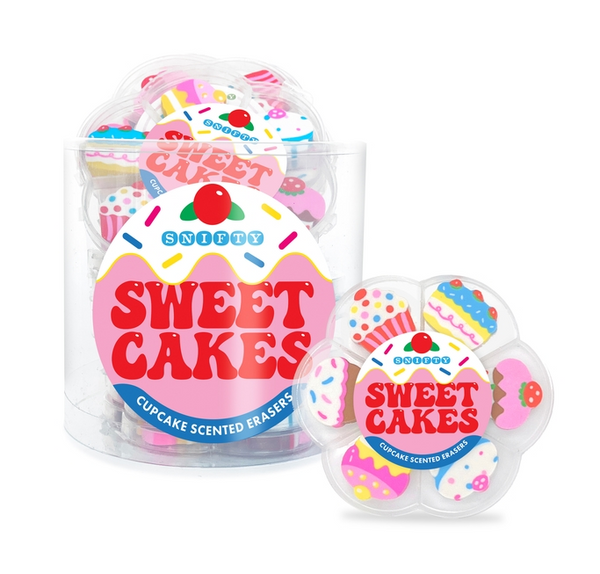 Sweet Cakes Scented Erasers