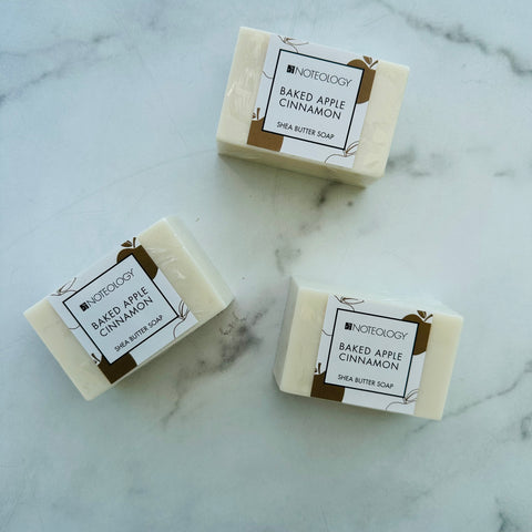 Baked Apple Cinnamon Shea Butter Soap | Noteology