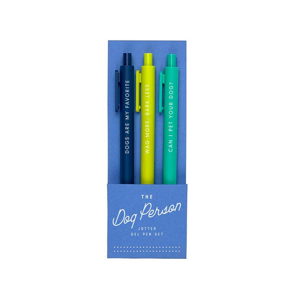 The Dog Person Gel Pen Set | Ruff House