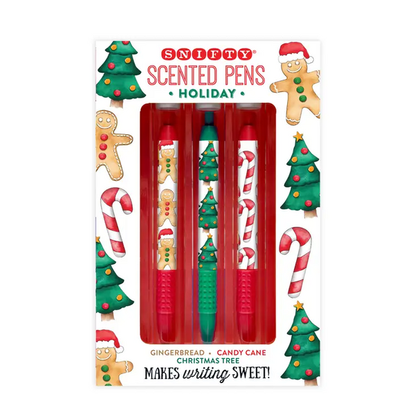 Scented Holiday Pen & Pencil Sets