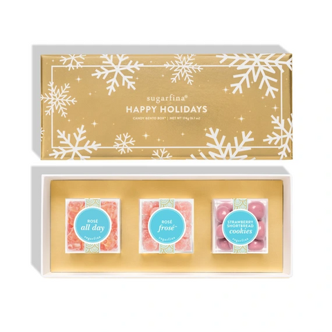 Happy Holidays 3pc Bento Box