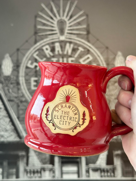 Scranton Stoneware Mug Red