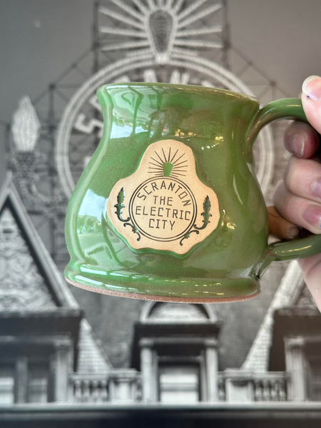 Scranton Stoneware Mug Green