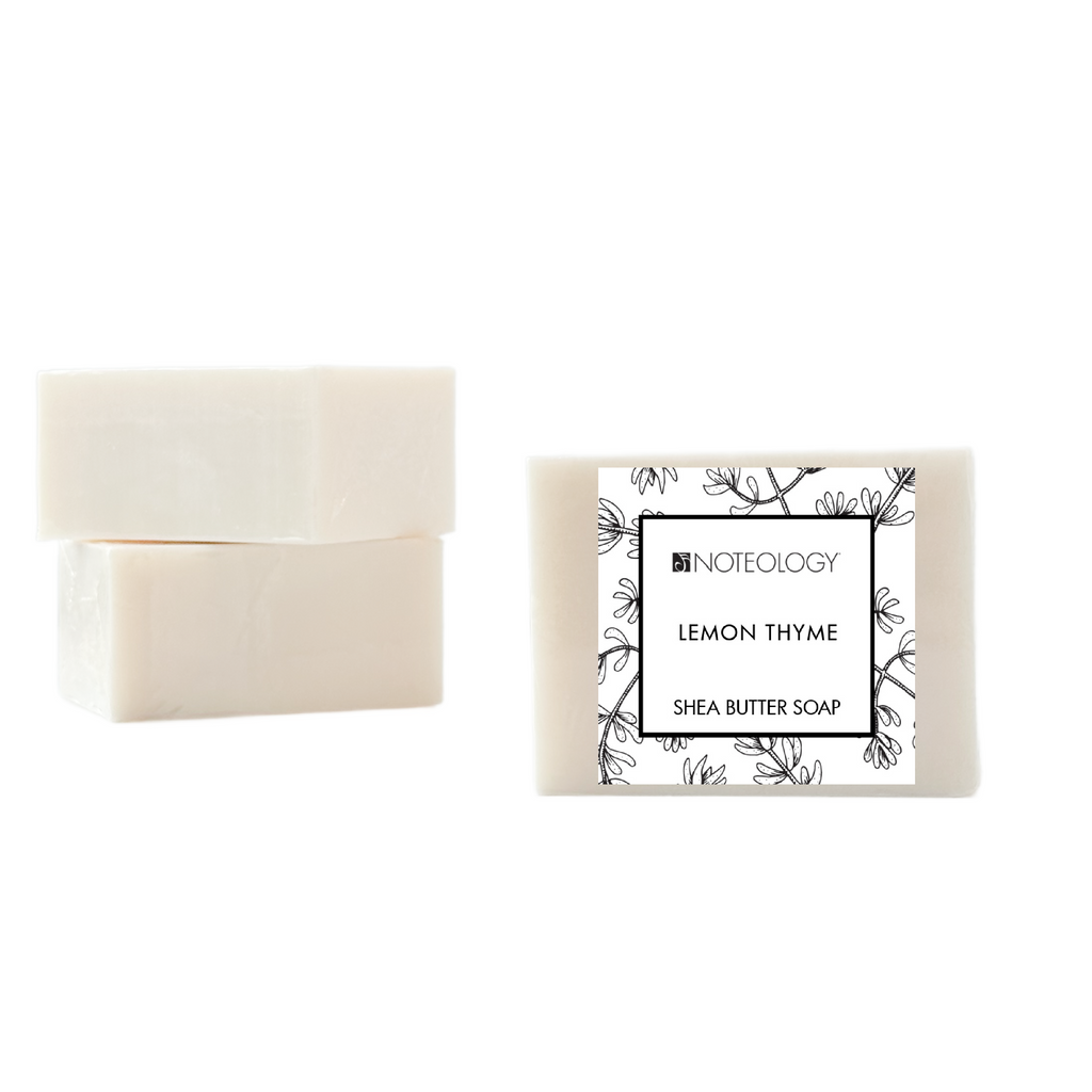 Lemon Thyme Shea Butter Bar Soap | Noteology