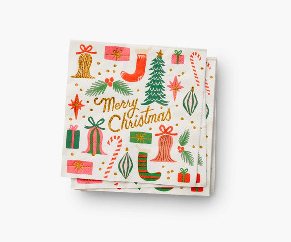 Deck the Halls Cocktail Napkins | Rifle Paper Co.