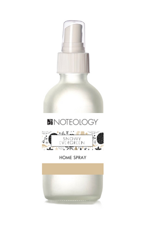 Snowy Evergreen Home Spray | Noteology