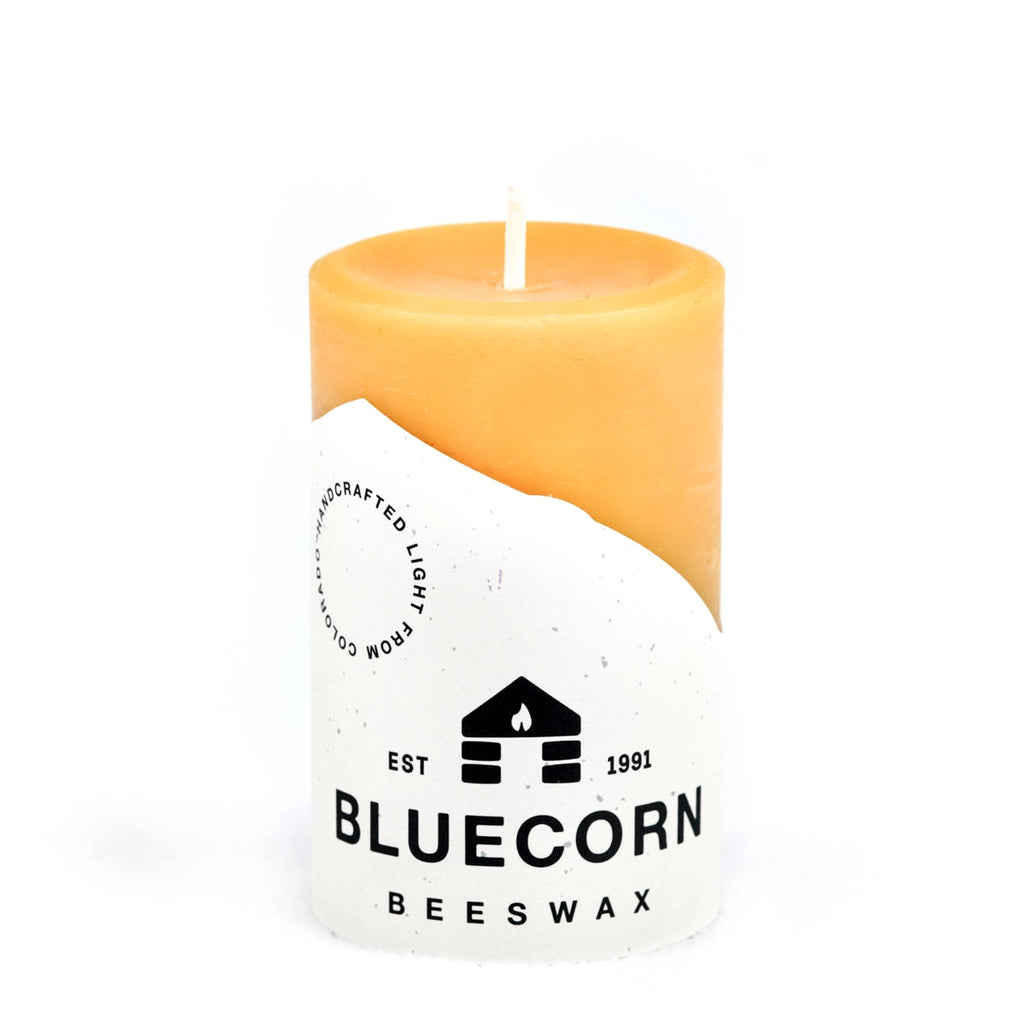 Bluecorn Beeswax Hand-Dipped Beeswax 8 Taper Candles