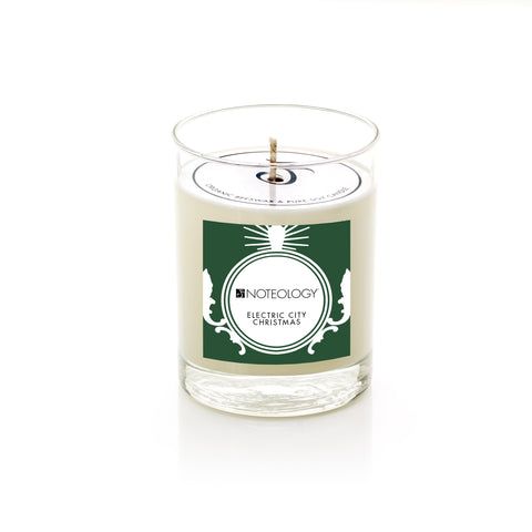 Electric City Christmas Soy Candle | Noteology