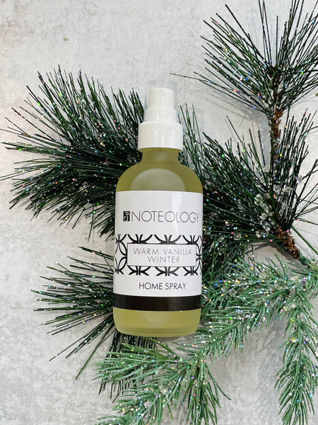 Warm Vanilla Winter Home Spray | Noteology